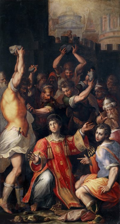 Sankt Stefans martyrium, 1571. af Giorgio Vasari