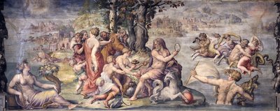 De første frugter fra jorden blev tilbudt Saturn, 1655-1657 af Giorgio Vasari