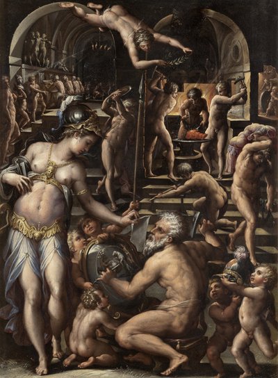 Vulkanens ovn, 1563-1565 af Giorgio Vasari
