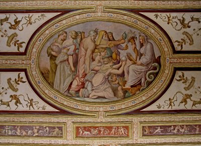 Myten om Ceres, detalje af Altoviti-loftet, fresko fra 1553 af Giorgio Vasari