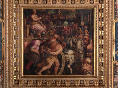 Triumf efter sejren på Pisa af Giorgio Vasari