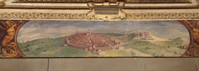 Udsigt over Lucignano, 1557-1558 af Giorgio Vasari