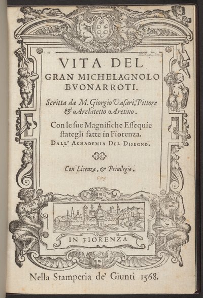 Den store Michelagnolo Buonarrotis liv af Giorgio Vasari