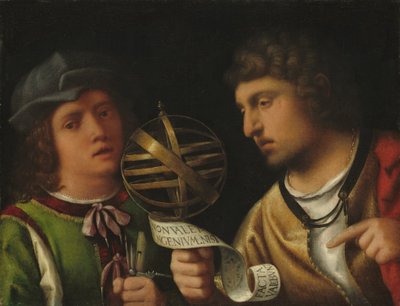 Giovanni Borgherini og hans tutor, sent i det 15. århundrede århundrede. af Giorgione