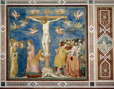 Korsfæstelse, detalje fra Kristi liv og lidenskab, af Giotto af Giotto (c.1266 1337)