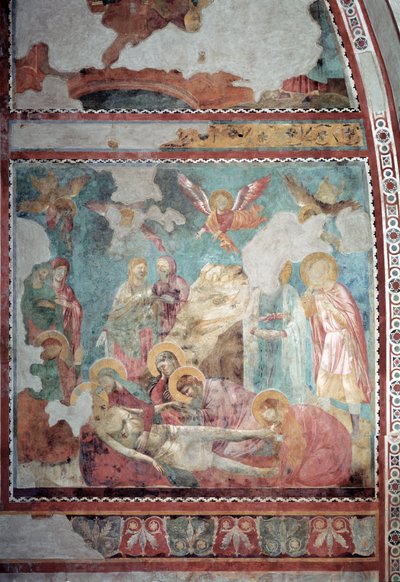 Kristi klagesang, ca. 1290-99 (freskomaleri) af Giotto (c.1266-1337)