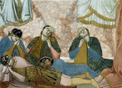 Kristi opstandelse, detalje fra Kristi liv og lidenskab, af Giotto af Giotto (c.1266 1337)