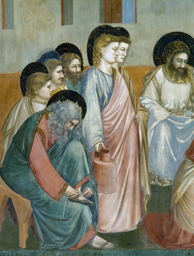 Fodvask, detalje fra Kristi liv og lidenskab, af Giotto af Giotto (c.1266 1337)