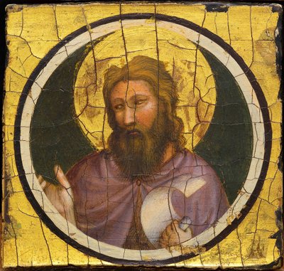 Johannes Døberen af ​​Giotto di Bondone (1266-1377). Tempera på panel, ca 1320, Ente Cassa di Risparmio, Firenze af Giotto (c.1266 1337)