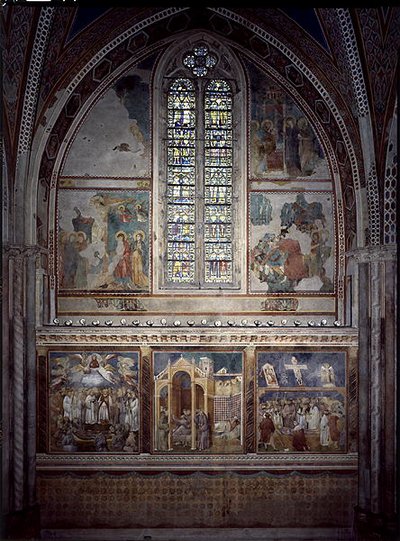 Scener fra Kristi liv og St. Frans cyklus af Giotto (c.1266 1337)