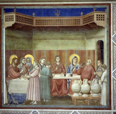 Bryllupet i Cana af Giotto (c.1266 1337)