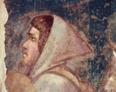 Hovedet af en hyrde af Giotto di Bondone