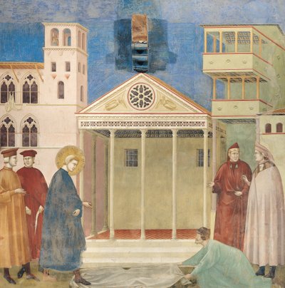 St. Francis hædret af en simpel mand, 1297-99 af Giotto di Bondone