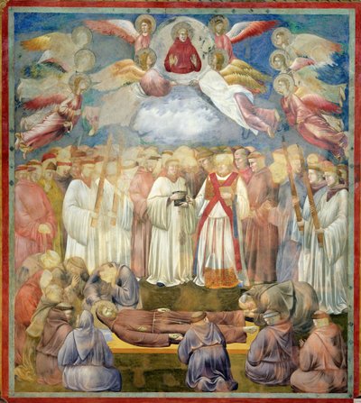 Den hellige Franss død, 1297-99 af Giotto di Bondone