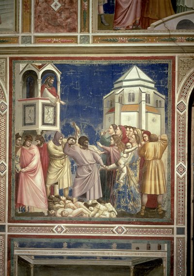 Massakren på de uskyldige, ca. 1305 af Giotto di Bondone