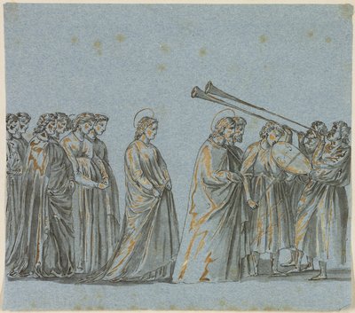 Bryllupsoptog af Maria og Josef af Giotto di Bondone