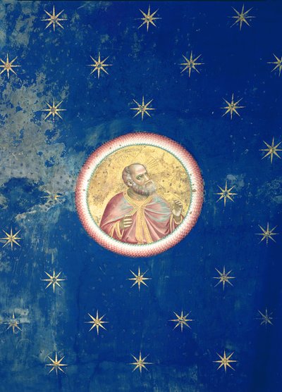 En profet, fra loftshvælvingen, ca. 1305 af Giotto di Bondone