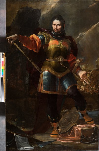 Lamba Doria, admiral for flåden i Republikken Genova i det 13.-14. århundrede, ca. 1633-35 (olie på lærred) af Giovacchino Assereto