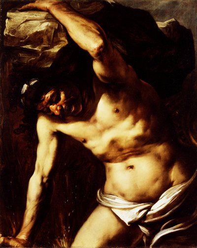 Sisyfos af Giovan Battista Langetti