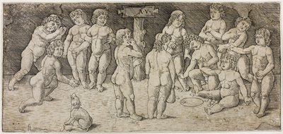 Tolv Amorer leger af Giovan Pietro Birago