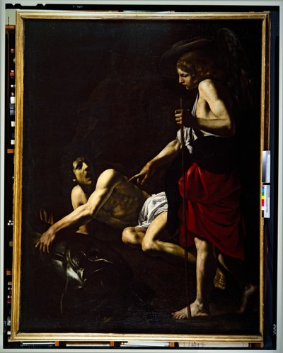 Tobias  englen (panel) af Giovanni Battista Caracciolo