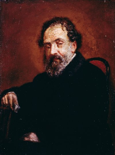 Portræt af maleren Enrico Carlo Augusto Scuri (Bergamo af Giovanni Carnovali
