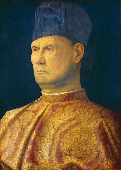 Giovanni Emo, ca. 1475/1480 (olie på panel overført til lærred monteret på panel) af Giovanni (attr.to) Bellini