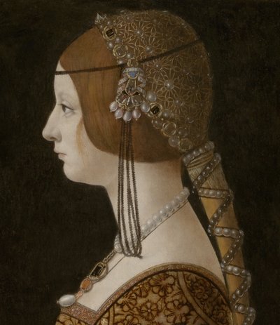 Blanca Maria Sforza af Giovanni Ambrogio de Predis
