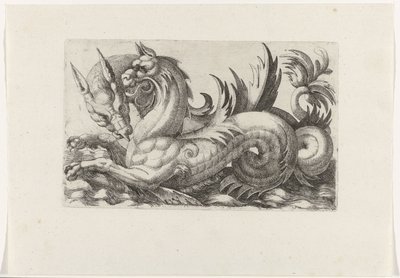 To sømonstre af Giovanni Andrea Maglioli