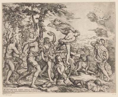 Bacchus møder Ariadne på Naxos af Giovanni Andrea Podesta