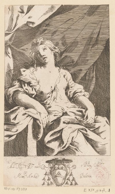 Lucretia af Giovanni Andrea Sirani