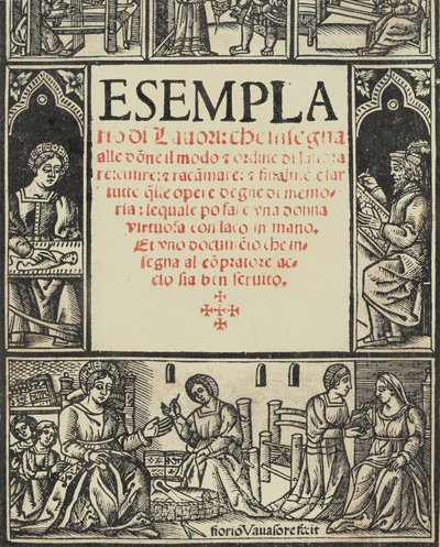 Eksemplar af Lauori ..., titelblad recto, 1. august 1532 af Giovanni Andrea Vavassore
