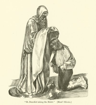 Sankt Benedikt tager vanen af Giovanni Antonio Bazzi Sodoma