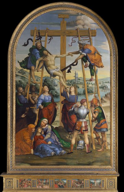 Kristuksen laskeutuminen ristiltä af Giovanni Antonio Bazzi Sodoma
