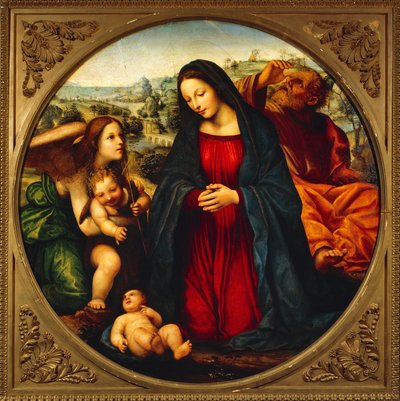 Den hellige familie, af Giovanni Antonio Bazzi, kendt som Sodoma (1477-1549) af Giovanni Antonio Bazzi Sodoma
