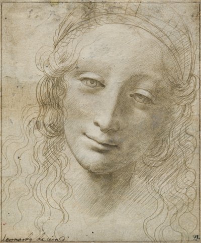 Hoved af en kvinde af Giovanni Antonio Boltraffio