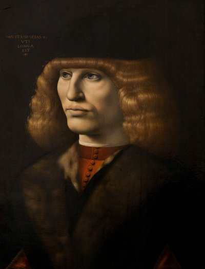 Portræt af en ung mand, ca. 1500 (olie på panel) af Giovanni Antonio Boltraffio