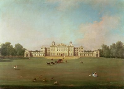 Badmintonhuset, Gloucestershire af Giovanni Antonio Canal