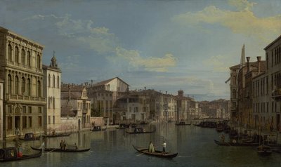 Canal Grande i Venedig fra Palazzo Flangini til Campo San Marcuola, ca. 1738 af Giovanni Antonio Canal