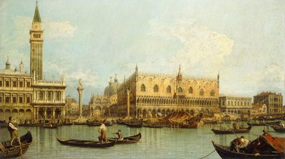 Molo, Venedig, fra Bacino di S. Marco, af Giovanni Antonio Canal