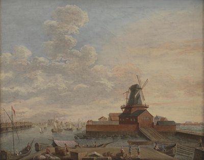 Orlogsværfterne på Christianshavn af Giovanni Antonio Cesari