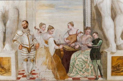 The Concert, Main Hall, ca. 1570 (fresco) af Giovanni Antonio Fasolo