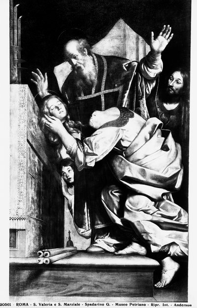St. Valerie og St. Martial af Giovanni Antonio Galli