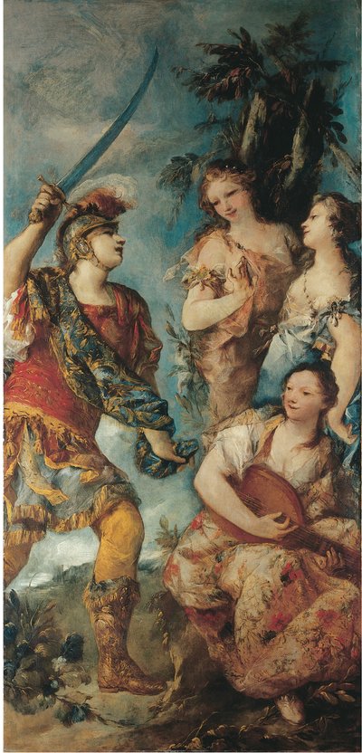Rinaldo og nymferne af Giovanni Antonio Guardi
