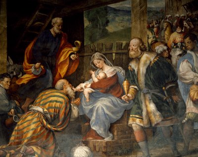 Tilbedelse af Magi af Giovanni Antonio Pordenone