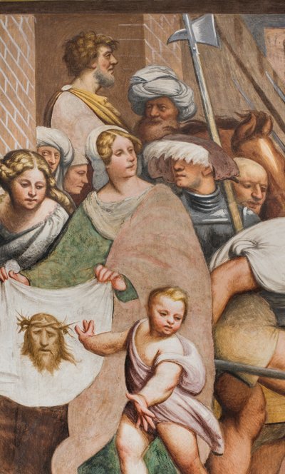 Centralskib, Andet Sydspan, Jesus falder under korset, Il Pordenone af Giovanni Antonio Pordenone