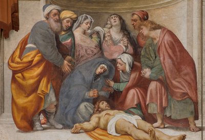 Counterfacata, IL Pordenone, Deposition 1522, Detail af Giovanni Antonio Pordenone