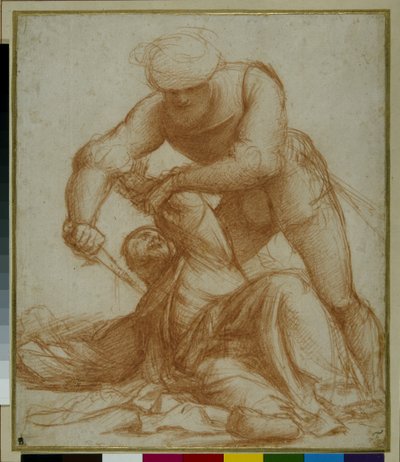Undersøgelse af St. Peter Martyrs martyrium af Giovanni Antonio Pordenone