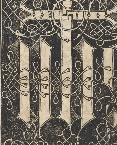 Eksempel på recammi, side 17 recto, 1530. af Giovanni Antonio Tagliente
