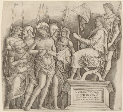 Kristus før Pilatus af Giovanni Antonio da Brescia